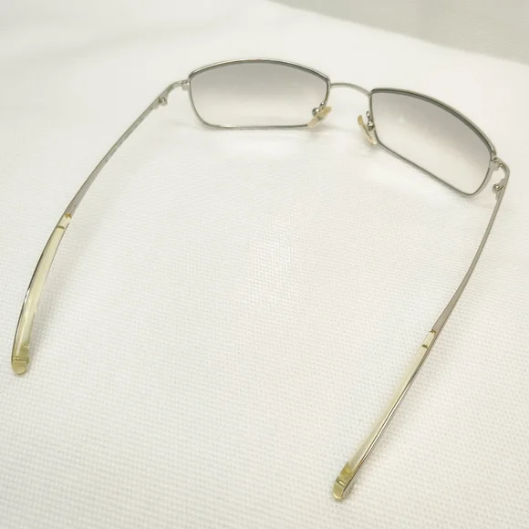 True Vintage Calvin Klein Sunglasses CK 2032 Silver Rare Collectible Frames - Picture 4 of 8